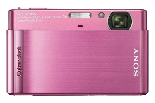 SONYの実物コンパクトデジタルカメラ(ピンク)
